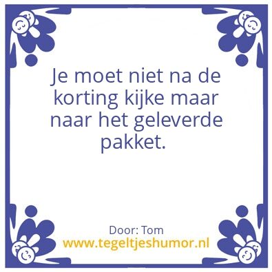 Tegeltje: Verkoper