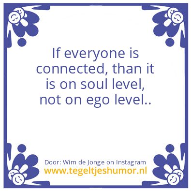 Tegeltje: Soul.