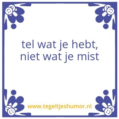 Tegeltje: normen