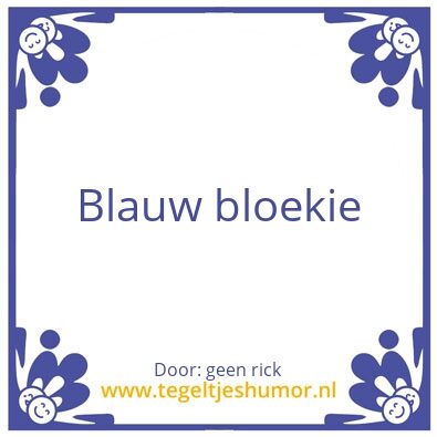 Tegeltje: Rick