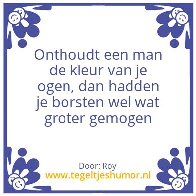 Tegeltje: Oogkleur