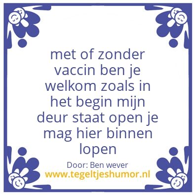 Tegeltje: vrijheid