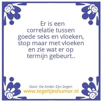 Tegeltje: De Ander Zijn Vloek is
