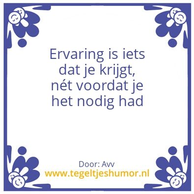 Tegeltje: Er