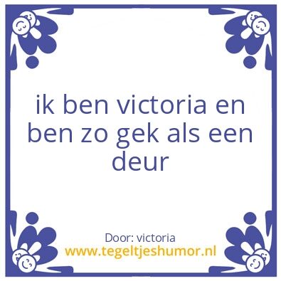 Tegeltje: mezelf