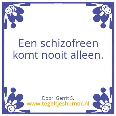 Tegeltje: Ik ben Gerrit.