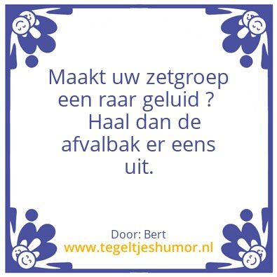 Tegeltje: reiniging