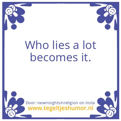 Tegeltje: karma