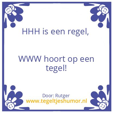 Tegeltje: Effectief
