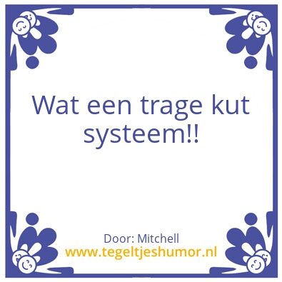 Tegeltje: Mitchell