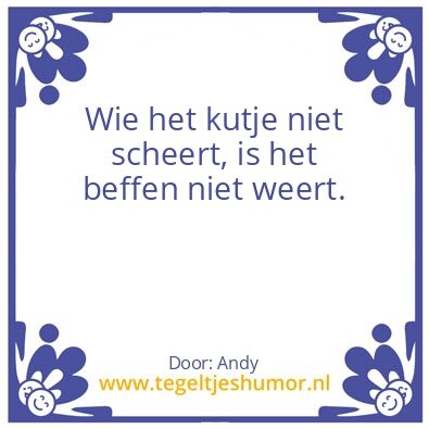 Tegeltje: Andy