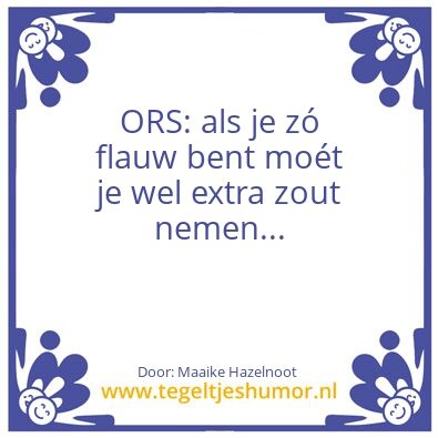 Tegeltje: Ors