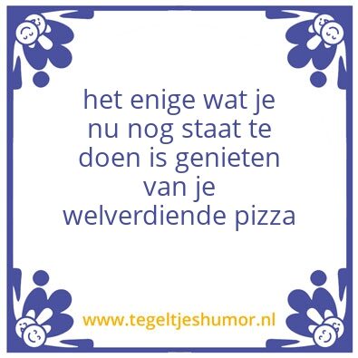 Tegeltje: newyorkpizza