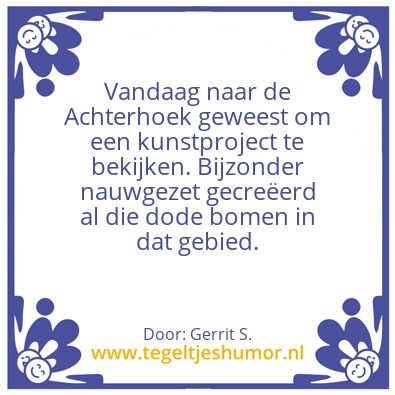 Tegeltje: Ik ben Gerrit.