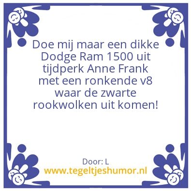 Tegeltje: L