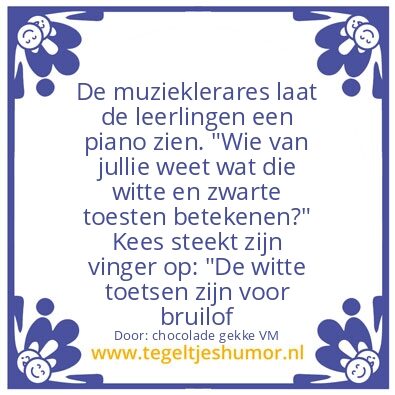 Tegeltje: muziekleerleraar(sen)