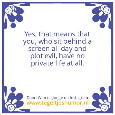 Tegeltje: The Moment..