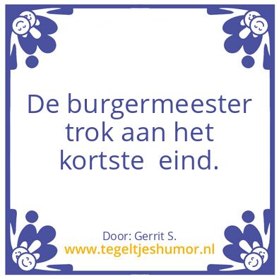 Tegeltje: Ik ben Gerrit.