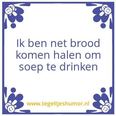 Tegeltje: Hoi