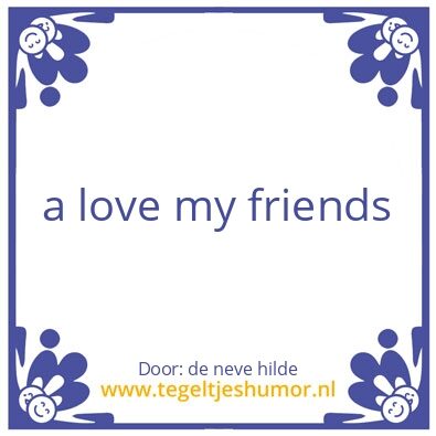 Tegeltje: hilde