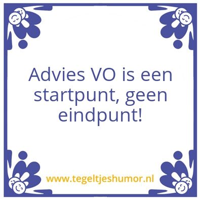 Tegeltje: VO1
