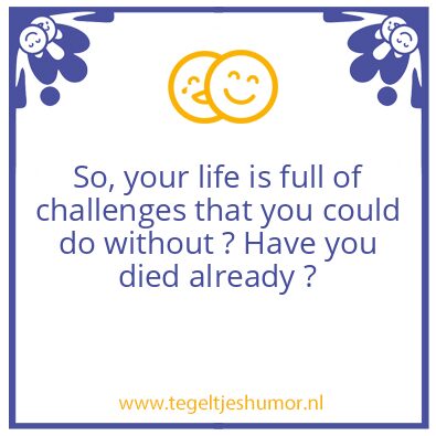 Tegeltje: Alive.
