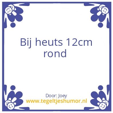 Tegeltje: Joey