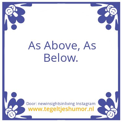 Tegeltje: Yes, you can