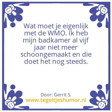 Tegeltje: Ik ben Gerrit.