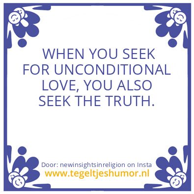 Tegeltje: UNCONDITIONAL LOVE