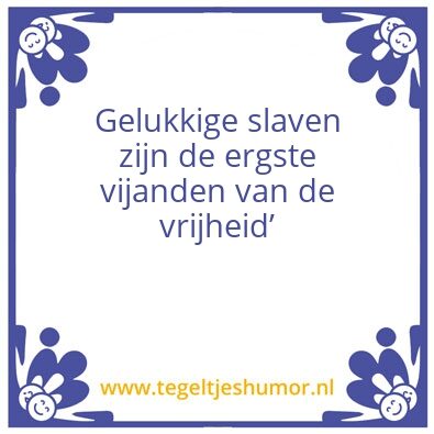 Tegeltje: Slaven