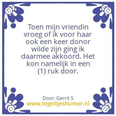 Tegeltje: Ik ben Gerrit