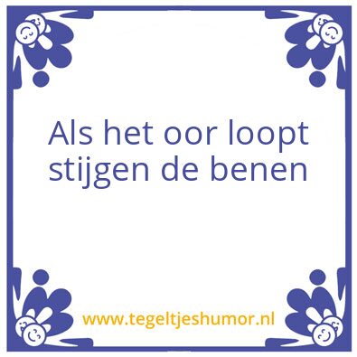 Tegeltje: Tegel