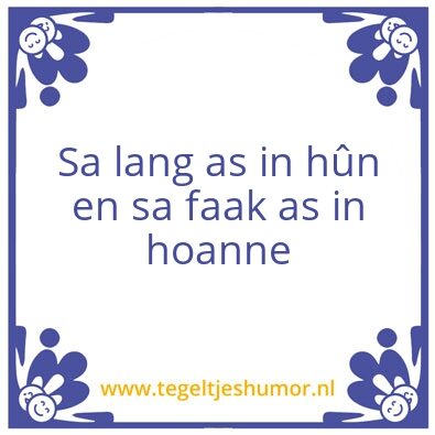 Tegeltje: Tegeltje