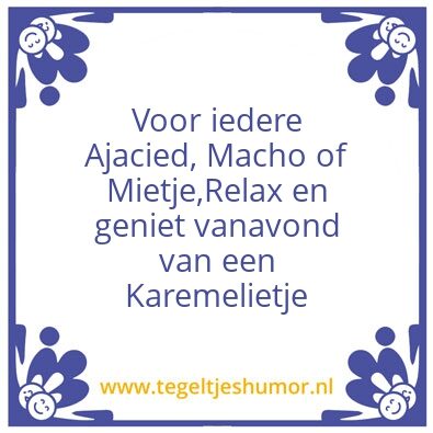 Tegeltje: Ajacied