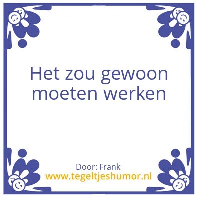 Tegeltje: Kak