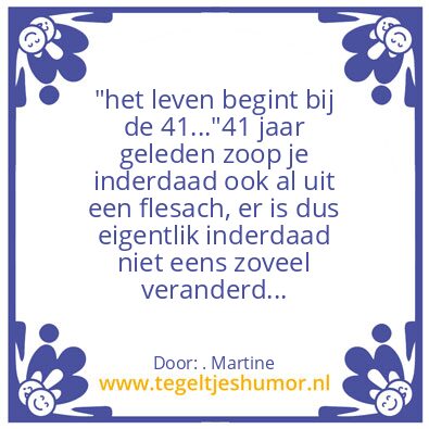 Tegeltje: Martine
