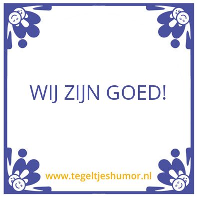 Tegeltje: Voor onze liefde.