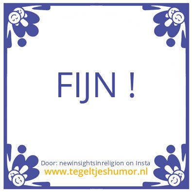 Tegeltje: Is De Eerste, De Beste Keuze ?