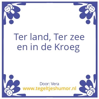 Tegeltje: Spreuk.