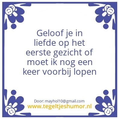 Tegeltje: Tegeltje