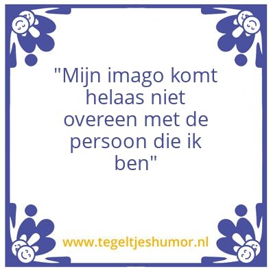 Tegeltje: Imago