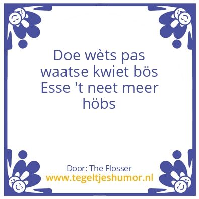Tegeltje: spreuken