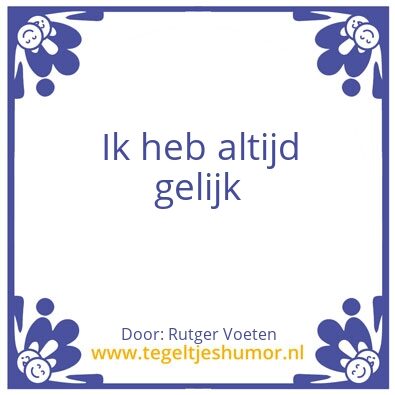Tegeltje: Rutger