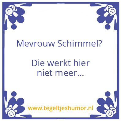 Tegeltje: Afscheid collega