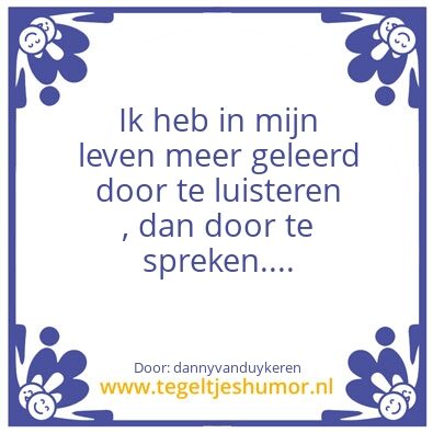 Tegeltje: Tegel