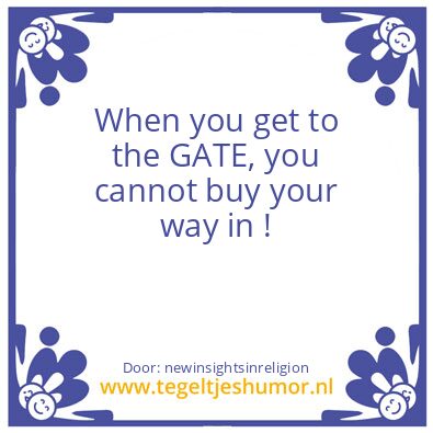 Tegeltje: At the Gate