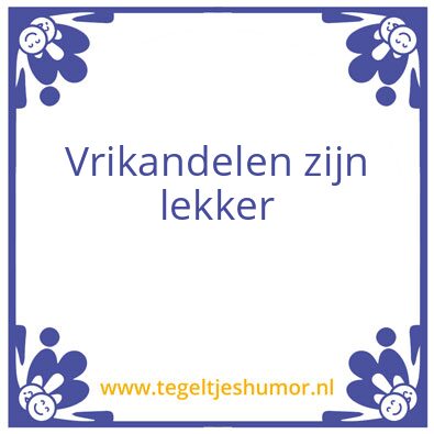 Tegeltje: Tegel