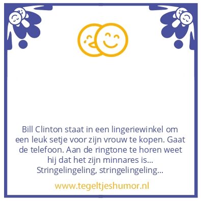 Tegeltje: Ringtone