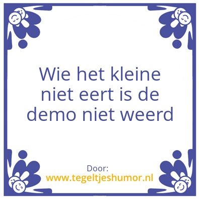 Tegeltje: Tegeltje